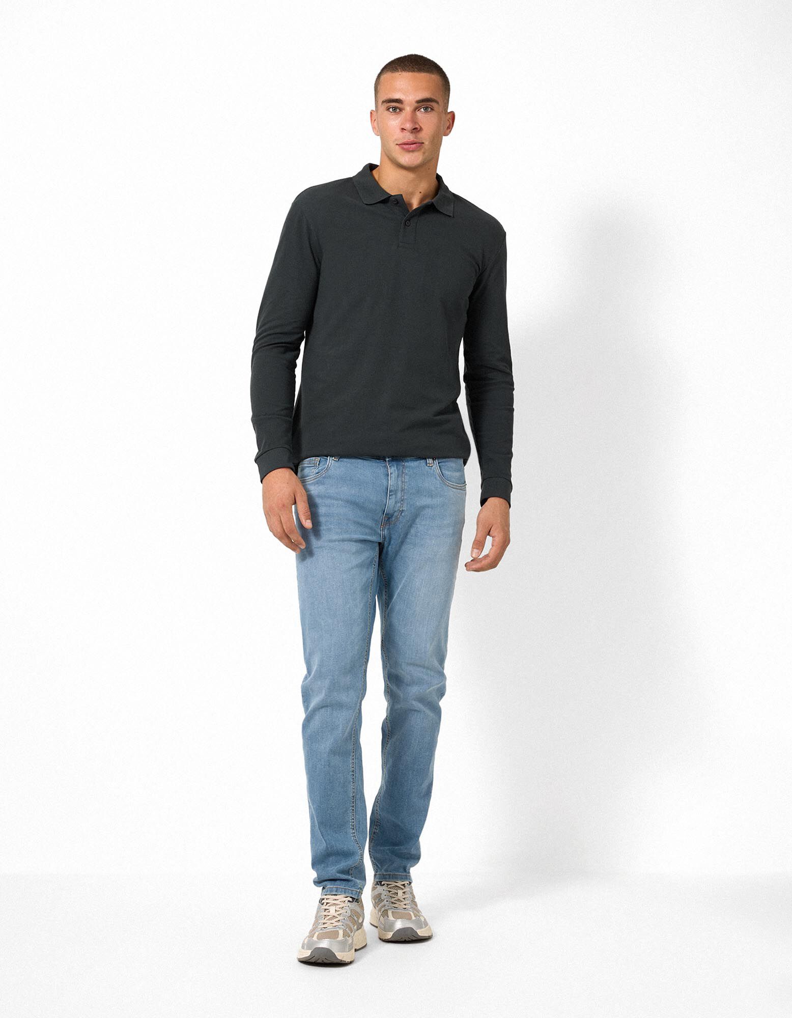 Jeans - Straight Fit - blau