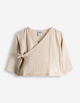 Cardigan - Mousseline - Beige