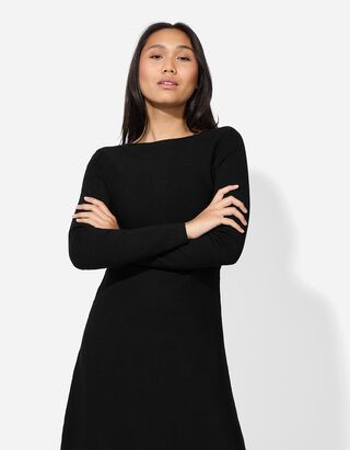 Kleid - A-Shape - schwarz