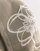 Hoodie - Print - Hellgr&uuml;n