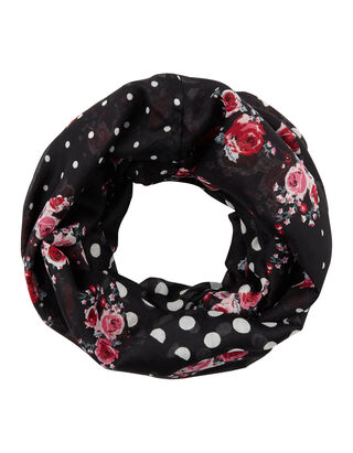 Damen Loop-Schal mit floralem Muster