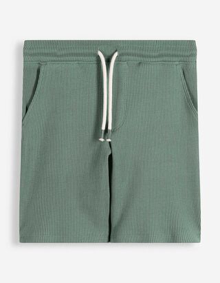 Shorts - Baumwolle - Gr&uuml;n