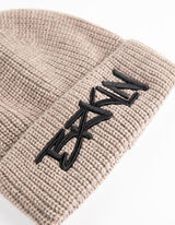 Strickmütze - Stickereien - beige