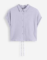 Hemd - Musselin - lila
