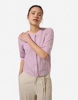Cardigan - Knopfleiste - Pink