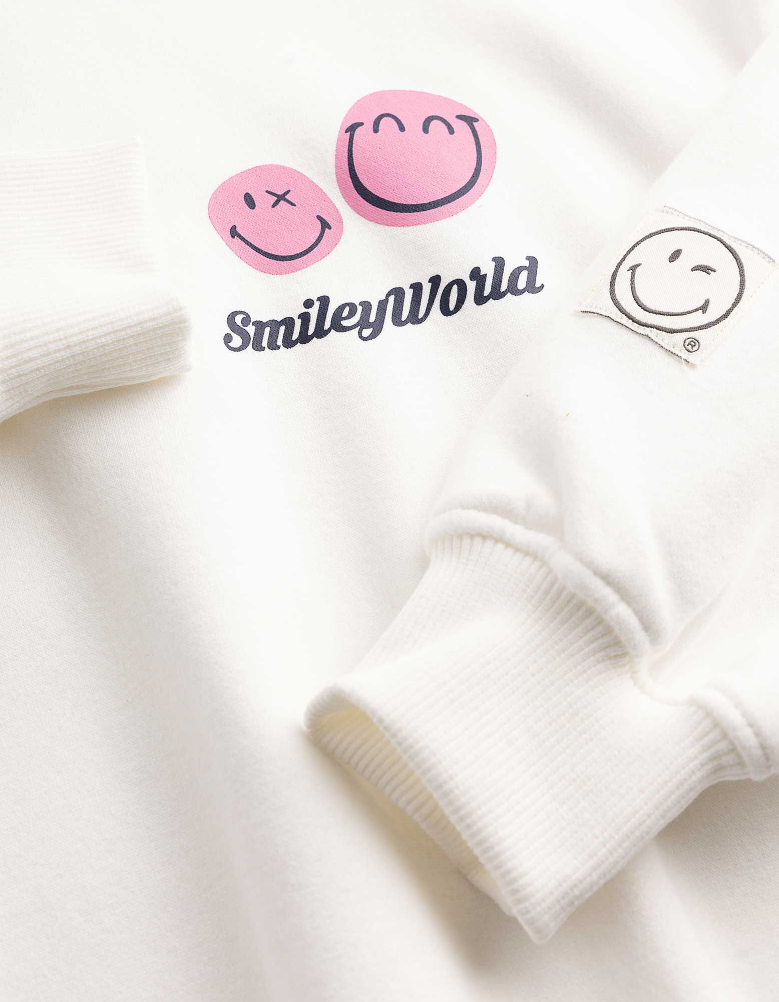 Hoodie - SmileyWorld&reg; - Off-White