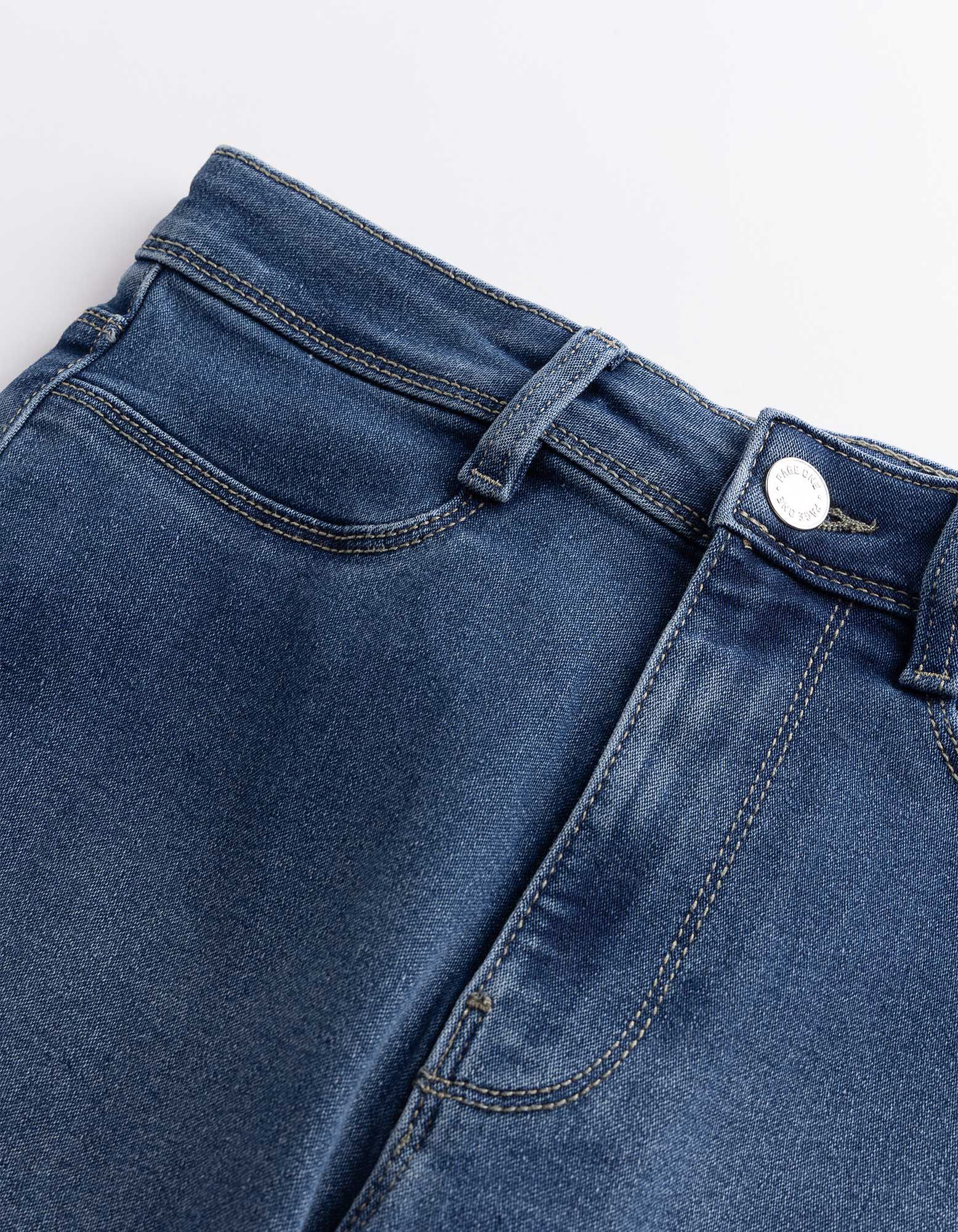 Dž&iacute;ny - Velmi přil&eacute;hav&yacute; střih Skinny Fit - Modra