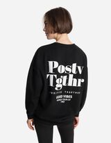 Mikina - Zadn&yacute; v&yacute;tlačok - cierna