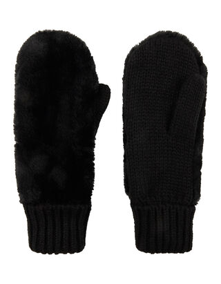 Damen F&auml;ustlinge mit Teddypl&uuml;sch