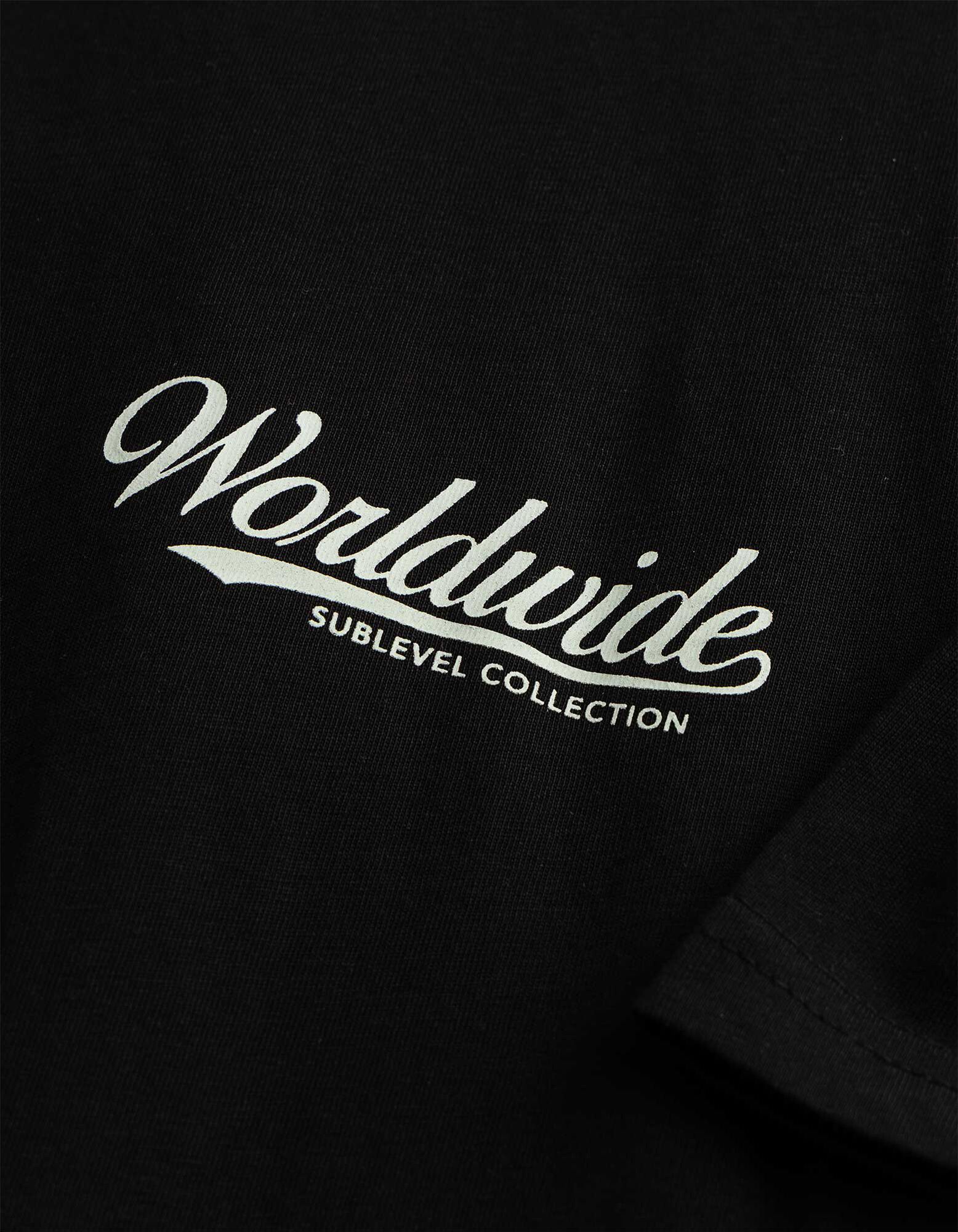 T-Shirt - R&uuml;ckenprint - schwarz