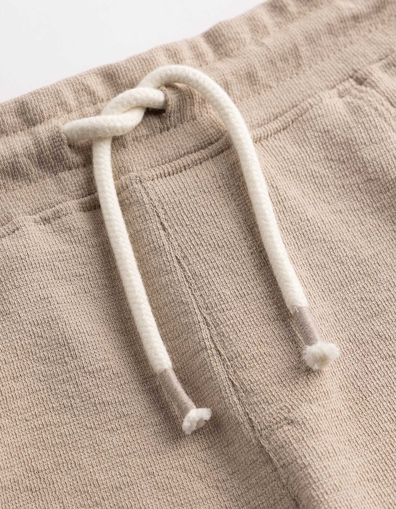 Short - Structure gaufr&eacute;e - beige