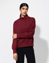 Džemper - Pritisnite pastuva - tamno-crvena