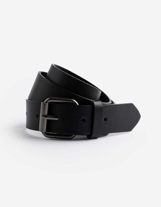 G&uuml;rtel - Lederoptik - Schwarz