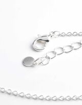 Kette - Anh&auml;nger - silberfarben