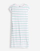 Kleid - Streifen - wei&szlig;
