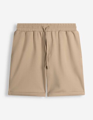 Short - Piqu&eacute; - Beige