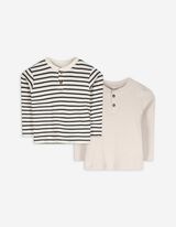 Langarmshirt - 2er-Pack