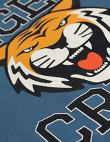 Langarmshirt - Print - blau