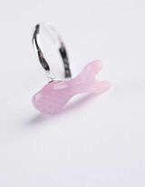 žiedas - 4 vnt. pakuotė - sidabrinis