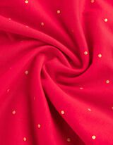 Haljina - Tačkasti print - crvena