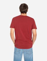 Majica kratkih rukava - Prednja štampa - tamno-crvena