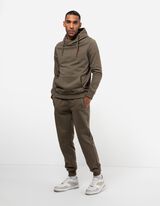 Kapucnis felső - Kenguruzseb - zöld