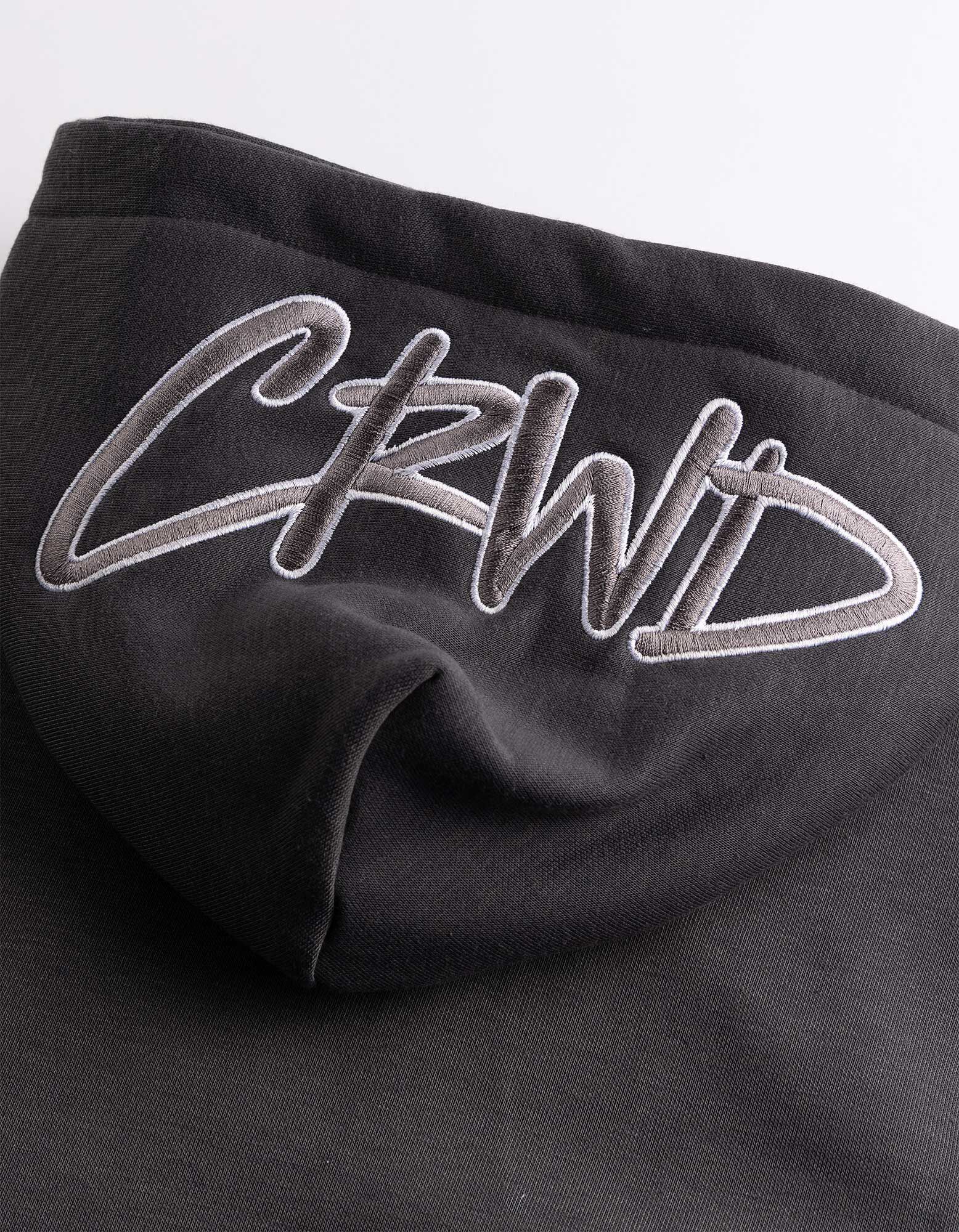 Hoodie - 3D-Applikation - Dunkelgrau