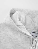 Felpa aperta - Oversized Fit - grigio chiaro