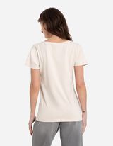 Tričko - Podiel streču - biely