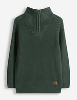 Pullover - Troyer - Dunkelgr&uuml;n