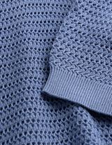 Maglione - Misto cotone - blu scuro