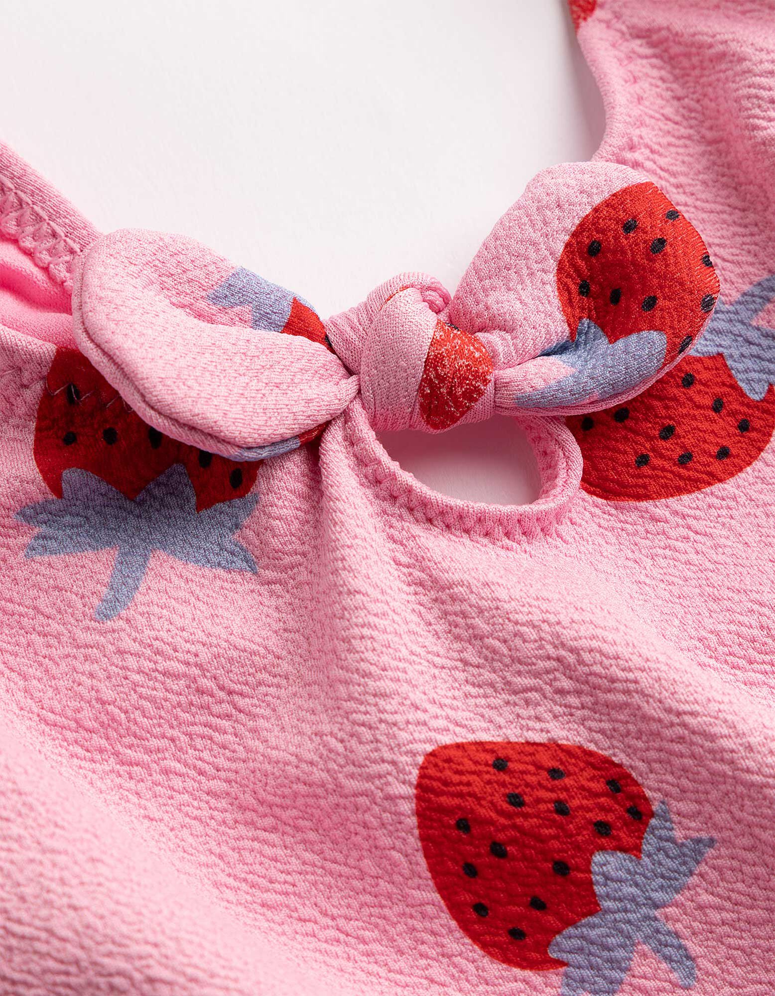 Badeanzug - Allover-Print - pink