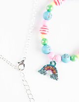 Schmuck-Set - 3er-Pack - silberfarben