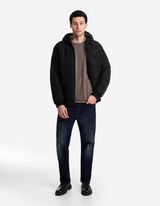 Tepitud jope - vetth&uuml;lgav - must