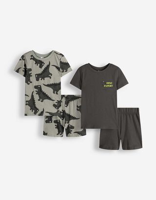 Ensemble pyjama (T-shirt et short) - Lot de 2 - bronze