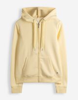 Sweatjacke - Regular Fit - Hellgelb