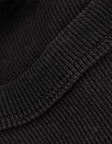 Top - Geribde structuur - lichtgrijs