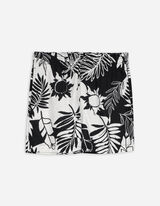 Short - Lin mélangé - Noir