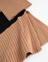 Sweter z dzianiny - mieszanka wiskozowa - bez