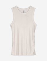 Top - Glitzerprint - weiß