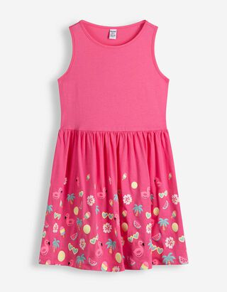 Kleid - Print - Pink