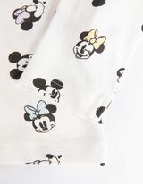 Mar&scaron;kinėliai ilgomis rankovėmis - Miki Pūkuotukas ir Mini Pūkuotukas - baltas