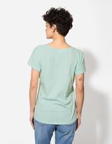 Majica kratkih rukava - Sjajni print - zeleno