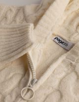Cardigan - Zopfstrick - Off-White