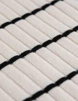 Poloshirt - Strepen - wit