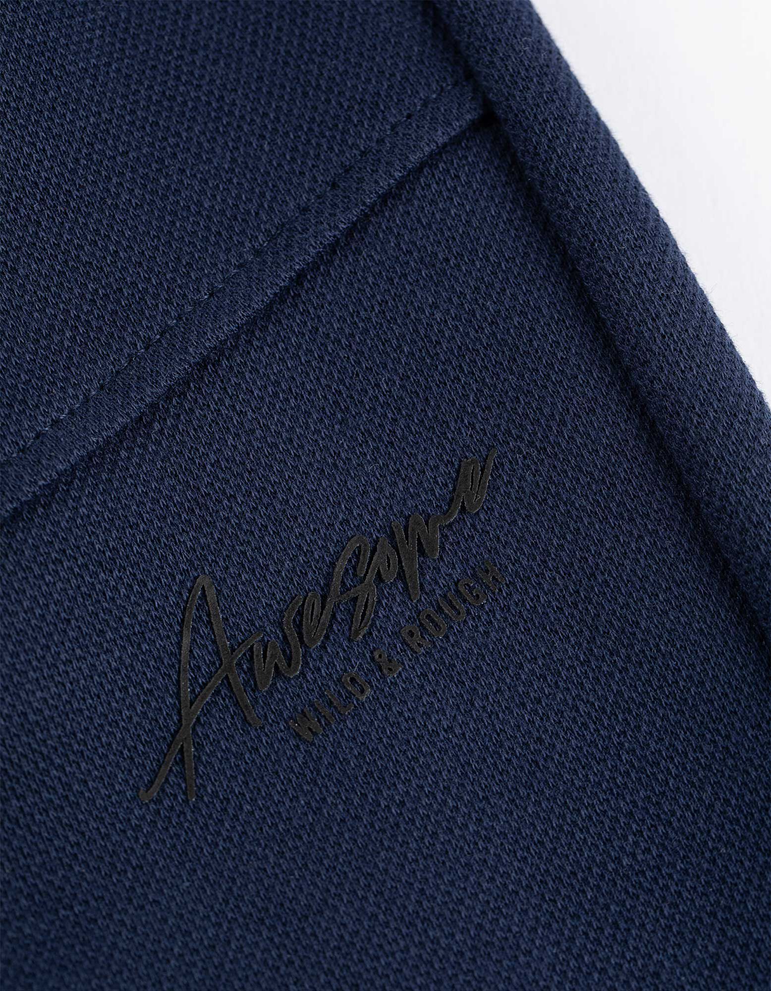 Pantalon de jogging - Imprim&eacute; - bleu fonc&eacute;