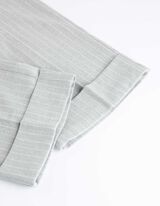 Pantaloni - Righe gessate - grigio