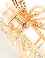 Hrebienok na vlasy - Kamienky - zlata