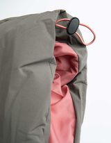 Kab&aacute;t - Skryt&yacute; zips - tmavozelena