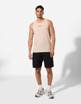 Tanktop - &Auml;rmellos - Beige